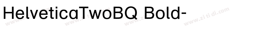 HelveticaTwoBQ Bold字体转换